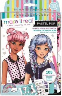 Fashion Design Sketchbook Pastel Pop