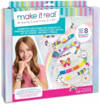 Rainbows and pearls DIY jewelry kit