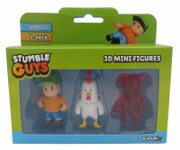 Stumble Guys Series 2 3D Mini figures 3 pack asst.