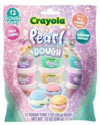 Crayola Silly Scents Pearl Dough Party σετ 12 τεμάχια