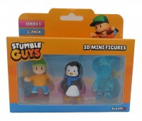 Stumble Guys series 3 3D Mini Figures Series 3 Pack 3 asst.