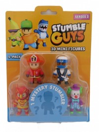 Stumble Guys series 3 3D Mini Figures Series 3 Pack 5 asst.