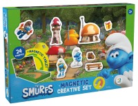 The Smurfs – Μαγνητικό δημιουργικό σετ με 24 μαγνήτες