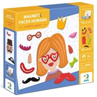 Magnetic Faces Humans – Μαγνητικό παιχνίδι με 61 τεμάχια