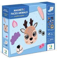 Magnetic Faces Animals – Μαγνητικό παιχνίδι με 77 τεμάχια