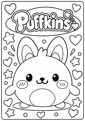 Χρωμοσελίδα Puffkins Surprise