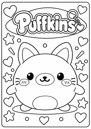 Χρωμοσελίδα Puffkins Surprise