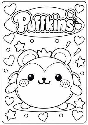 Χρωμοσελίδα Puffkins Surprise