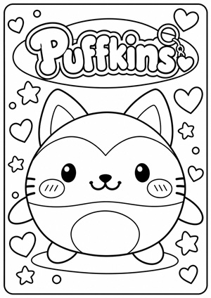 Χρωμοσελίδα Puffkins Surprise