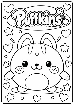 Χρωμοσελίδα Puffkins Surprise