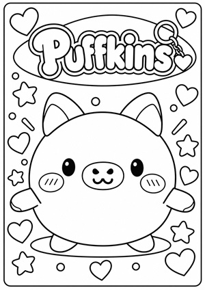 Χρωμοσελίδα Puffkins Surprise