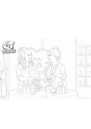 Χρωμοσελίδα QT Kitties