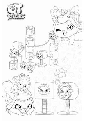 Χρωμοσελίδα QT Kitties